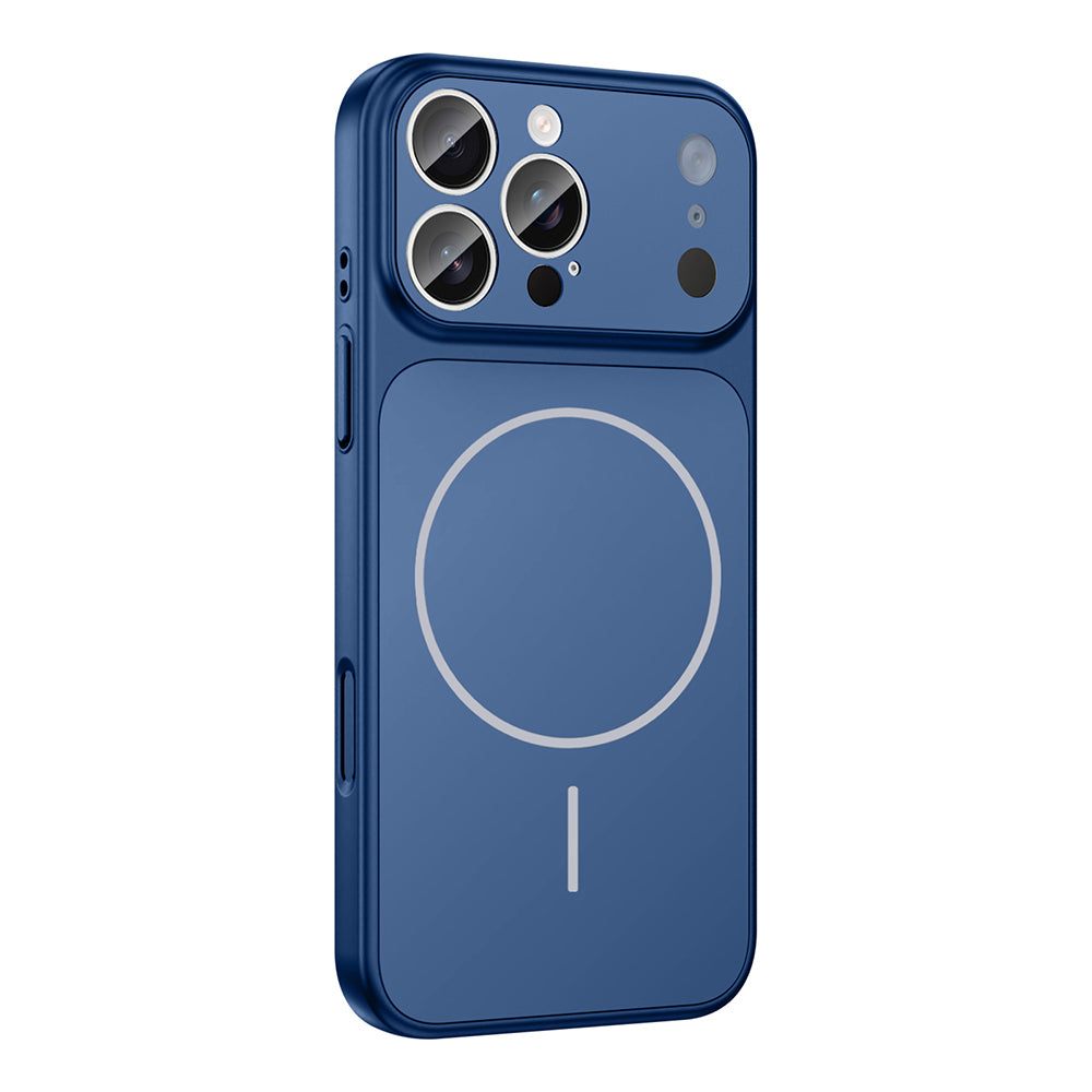 Apple iPhone 15 Pro Kılıf Zore M-Safe Şarj Özellikli Kamera Korumalı Formen Kapak Gümüş