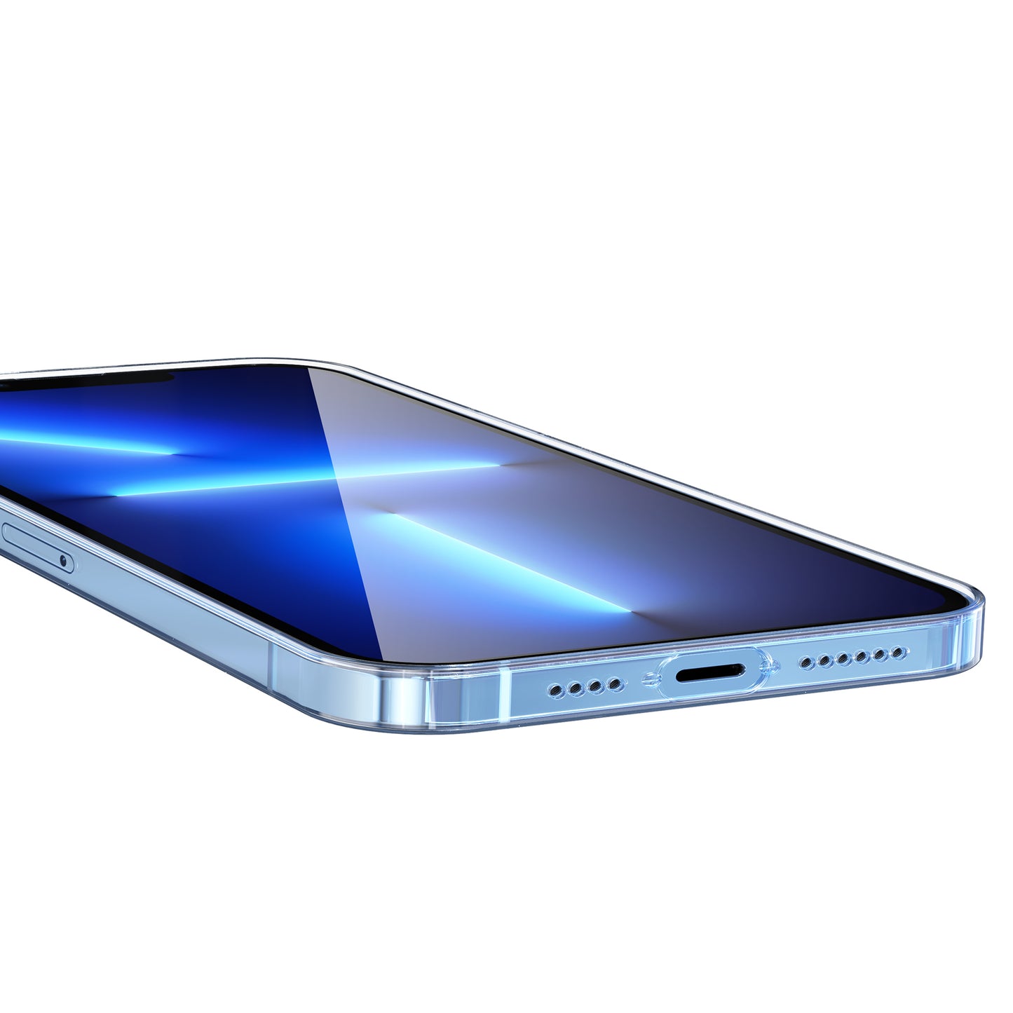 Apple iPhone 15 Pro Kılıf Zore M-safe Şarj Özellikli Şeffaf Tek Kamera Çerçeveli Porto Kapak Renksiz