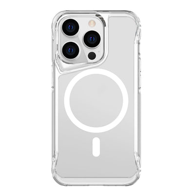 Apple iPhone 15 Pro Kılıf Zore M-safe Şarj Özellikli T-Max M-safe Kapak Renksiz