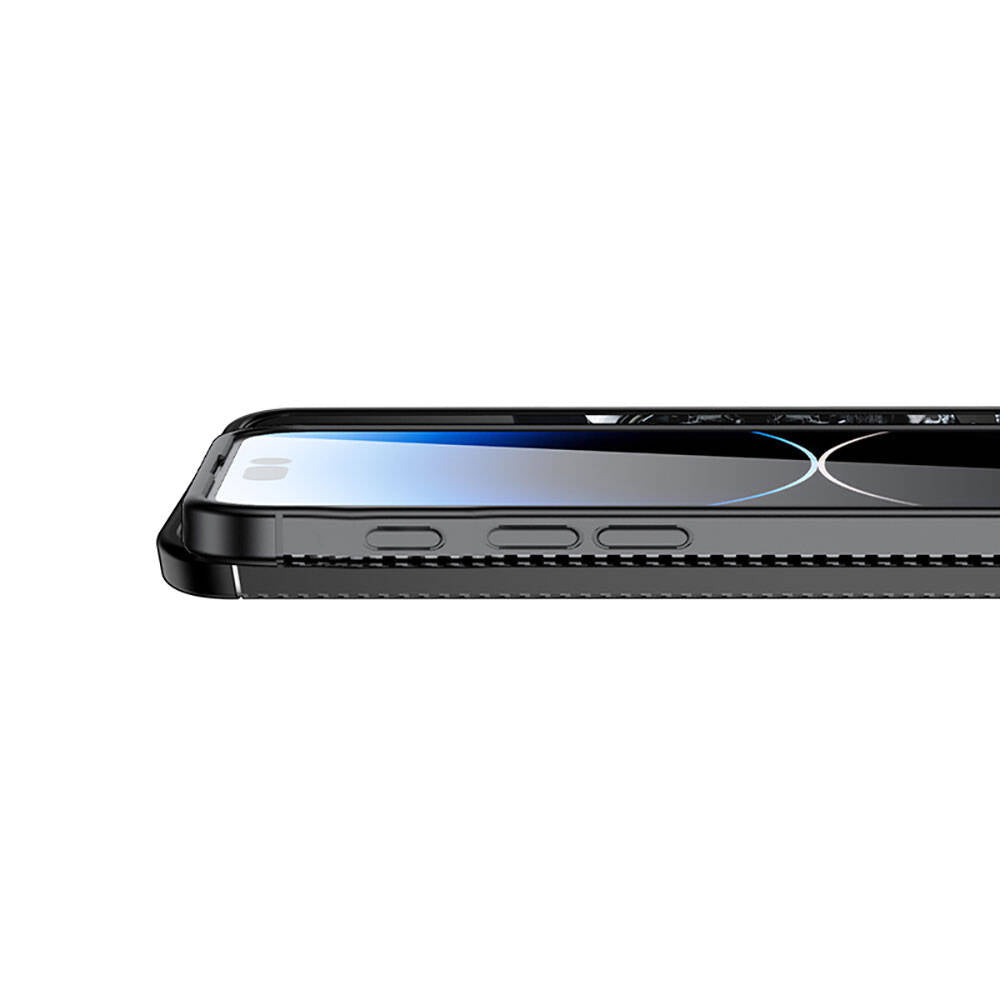 Apple iPhone 15 Pro Kılıf Zore Negro Silikon Kapak Siyah