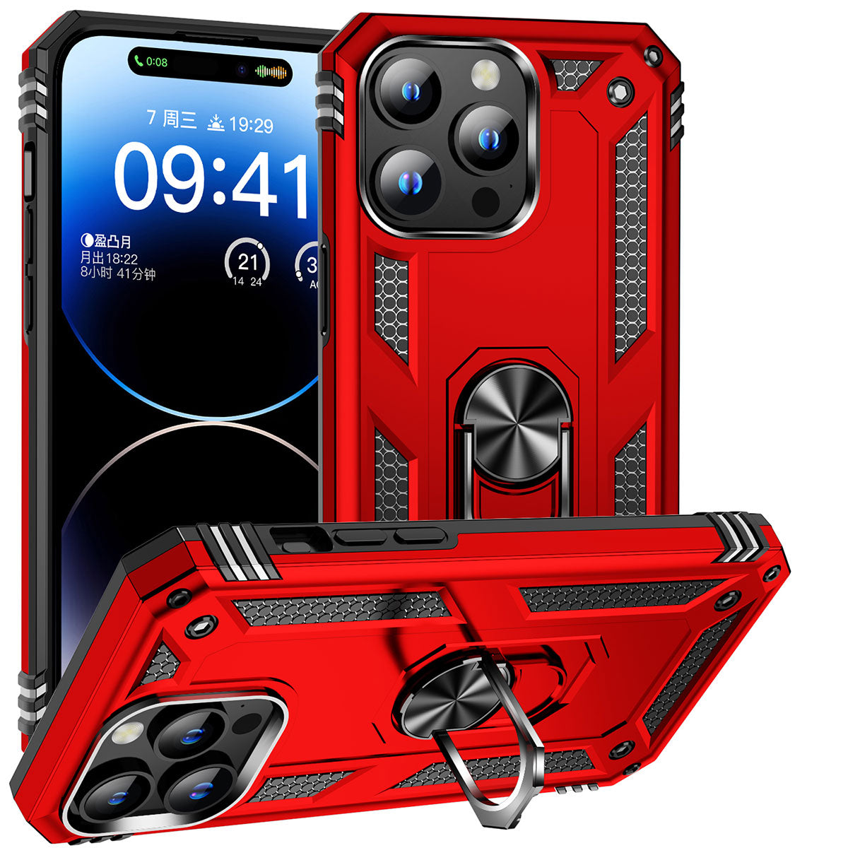 Apple iPhone 15 Pro Kılıf Zore Vega Kapak Mavi