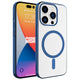 Apple iPhone 15 Pro Kılıf Zore Wireless Şarj Özellikli Pixel M-safe Kapak Mavi