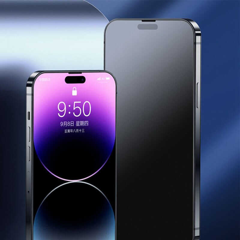 Apple iPhone 15 Pro Max Davin Mat Seramik Ekran Koruyucu Siyah