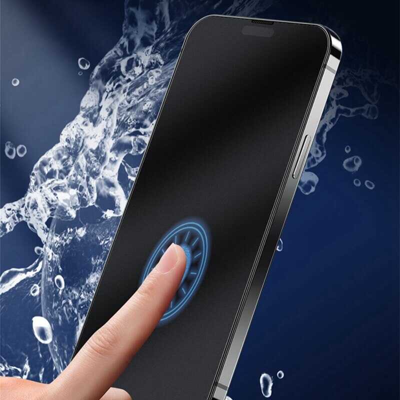 Apple iPhone 15 Pro Max Davin Mat Seramik Ekran Koruyucu Siyah