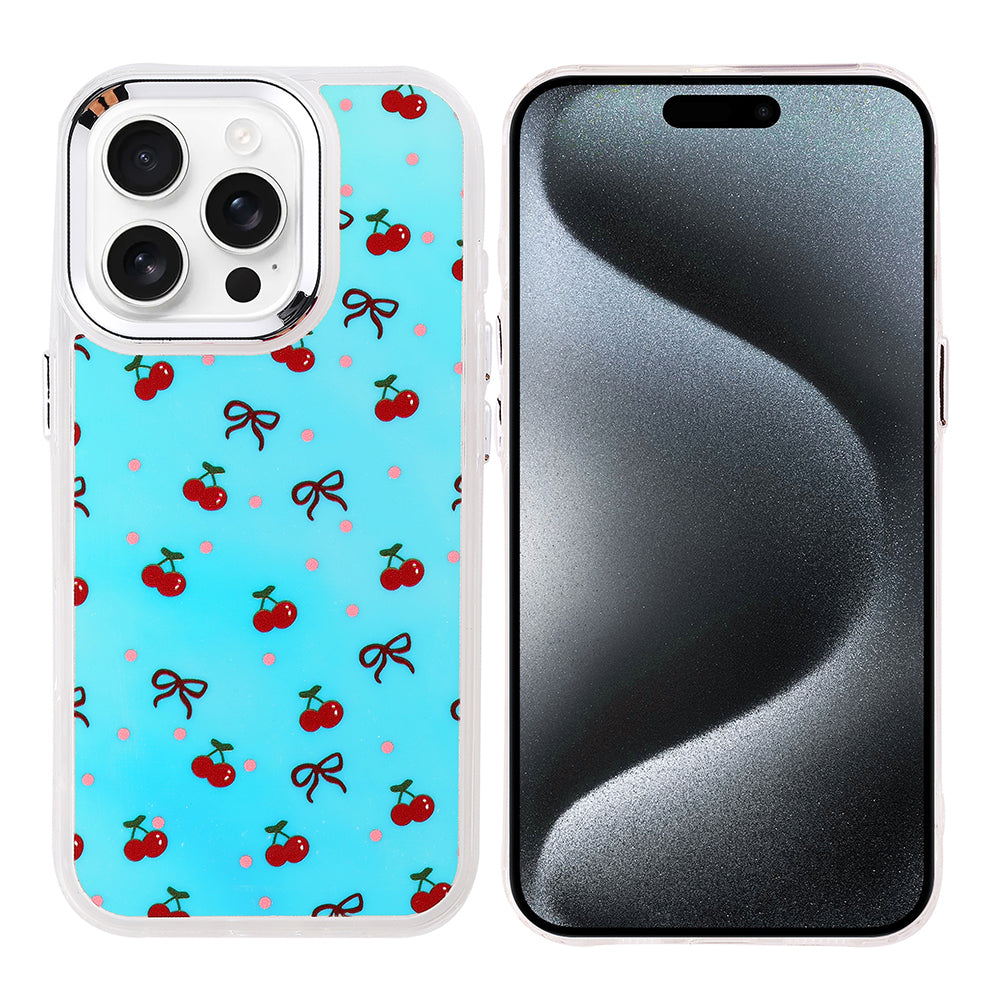 Apple iPhone 15 Pro Max Kılıf Airbag Tasarımlı Zore Hadra Kapak Kelebek