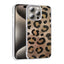 Apple iPhone 15 Pro Max Kılıf Desenli Zore Mep Kapak Gold Leopar