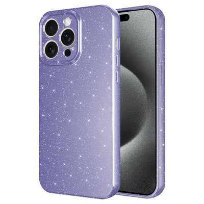 Apple iPhone 15 Pro Max Kılıf Kamera Korumalı Simli Lüks Zore Koton Kapak Siyah