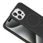 Apple iPhone 15 Pro Max Kılıf M-Safe Şarj Özellikli Metal Kamera Çerçeveli Zore Edi Silikon Kapak Lacivert
