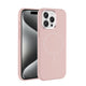 Apple iPhone 15 Pro Max Kılıf M-Safe Şarj Özellikli Metal Kamera Çerçeveli Zore Edi Silikon Kapak Rose Gold