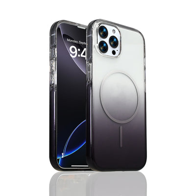 Apple iPhone 15 Pro Max Kılıf M-Safe Şarj Özellikli Zore Septik Silikon Kapak Turuncu