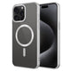 Apple iPhone 15 Pro Max Kılıf Mat Tasarımlı M-safe Wireless Şarj Özellikli Zore Mat Setro Kapak Gümüş