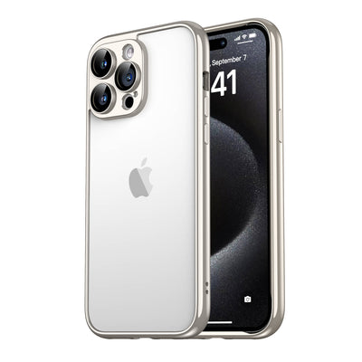 Apple iPhone 15 Pro Max Kılıf Zore Kamera Korumalı Bontez Bumper Siyah