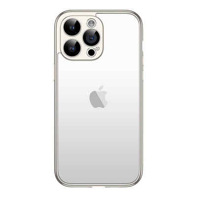 Apple iPhone 15 Pro Max Kılıf Zore Kamera Korumalı Bontez Bumper Titanyum