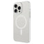 Apple iPhone 15 Pro Max Kılıf Zore M-safe Şarj Özellikli Buzlu Transparan C-Pro Sert Kapak Renksiz