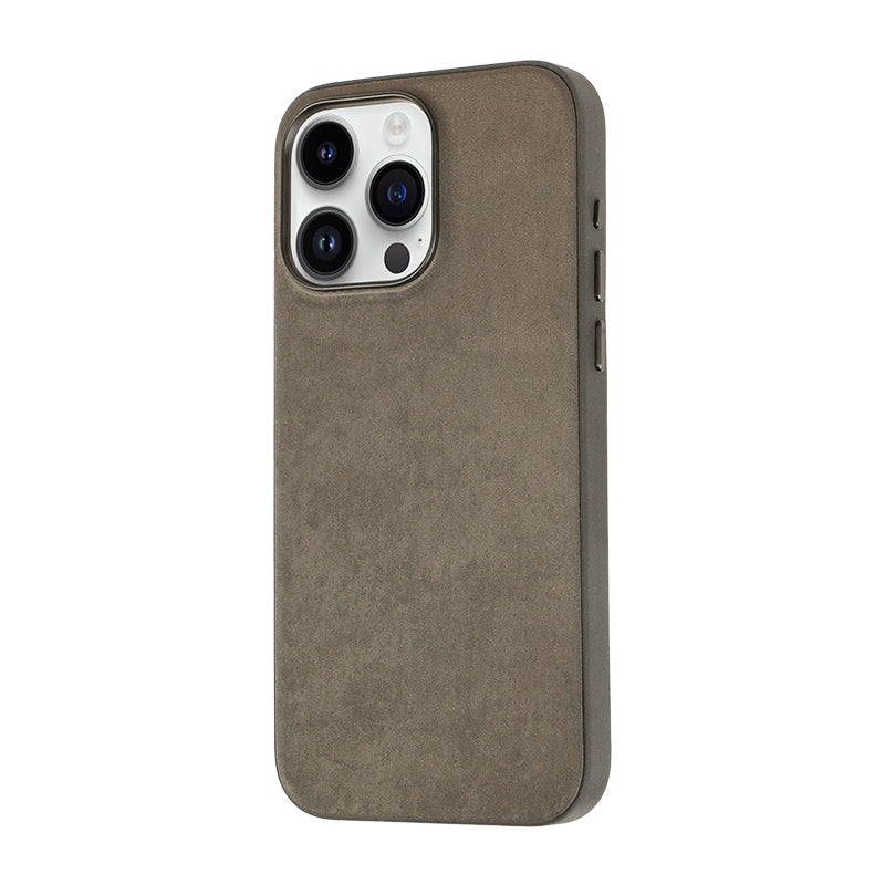 Apple iPhone 15 Pro Max Kılıf Zore Mikro Fiber Mimoza Kapak Mavi