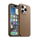Apple iPhone 15 Pro Max Kılıf Zore M-safe Şarj Özellikli Mikro Fiber Optimal Kapak Kahverengi