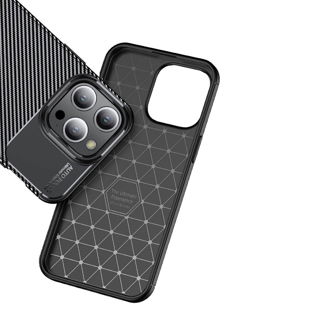 Apple iPhone 15 Pro Max Kılıf Zore Negro Silikon Kapak Siyah