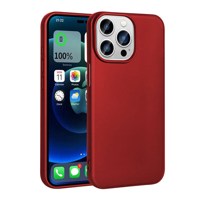 Apple iPhone 15 Pro Max Kılıf Zore Premier Silikon Kapak Mürdüm