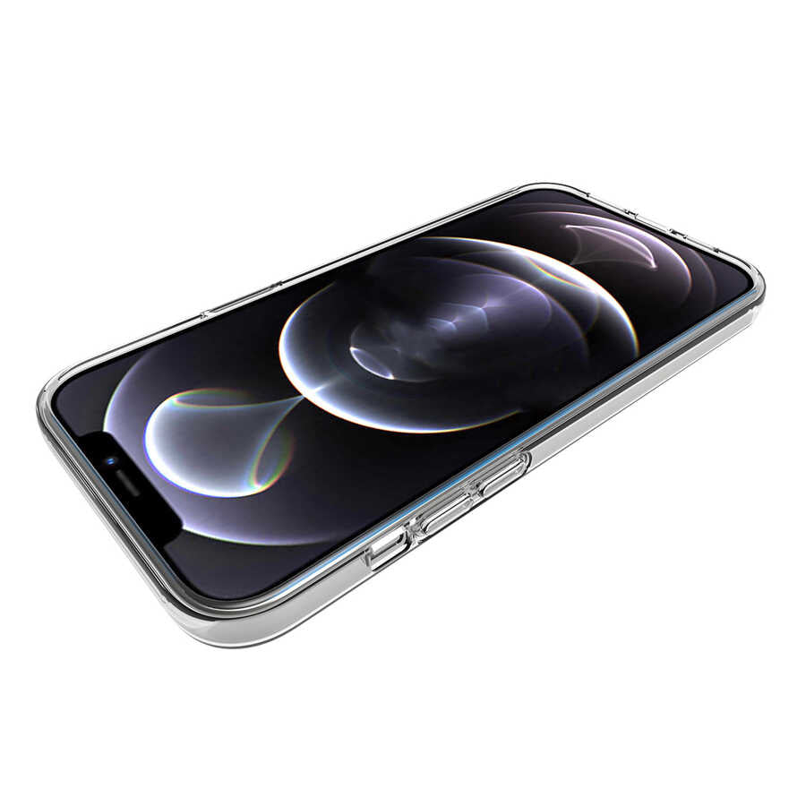 Apple iPhone 15 Pro Max Kılıf Zore Süper Silikon Kapak Renksiz