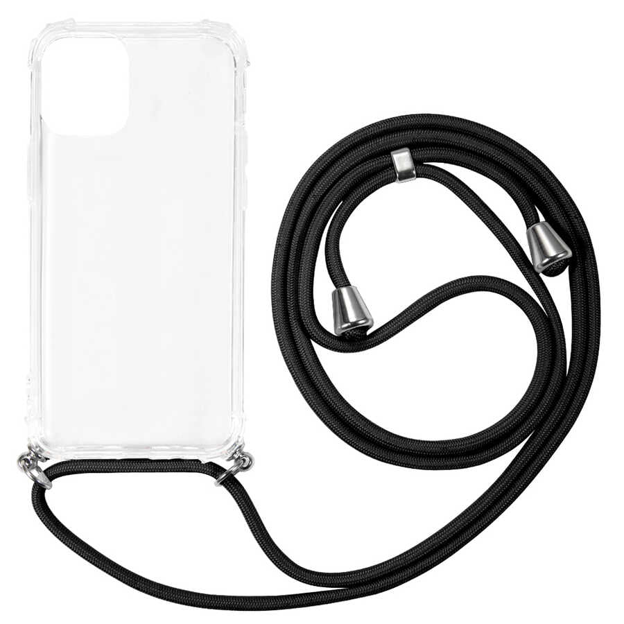 Apple iPhone 15 Pro Max Kılıf Zore X-Rop Kapak Renksiz