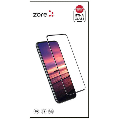 Apple iPhone 15 Pro Max Zore Etnaa Cam Ekran Koruyucu Siyah