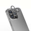 Apple iPhone 15 Pro Max Zore Mikro Kamera Lens Koruyucu Koyu Gri