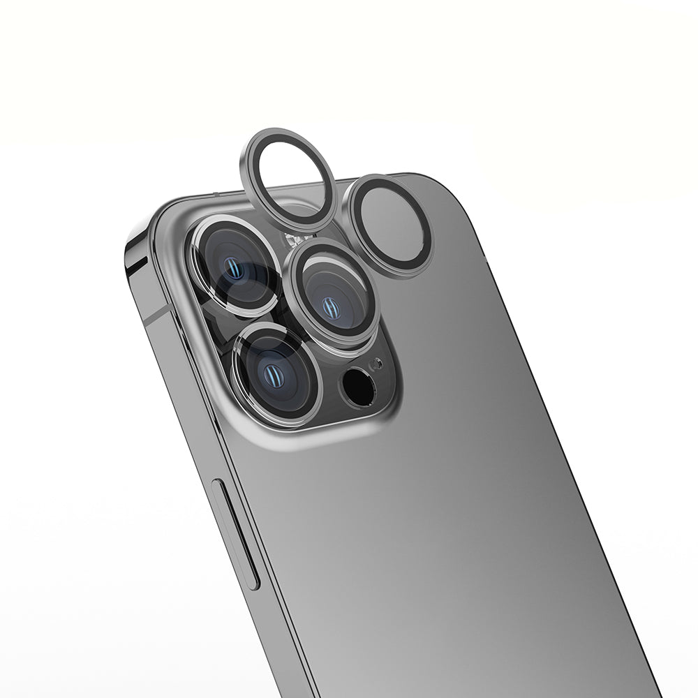 Apple iPhone 15 Pro Max Zore Mikro Kamera Lens Koruyucu Midnight Blue