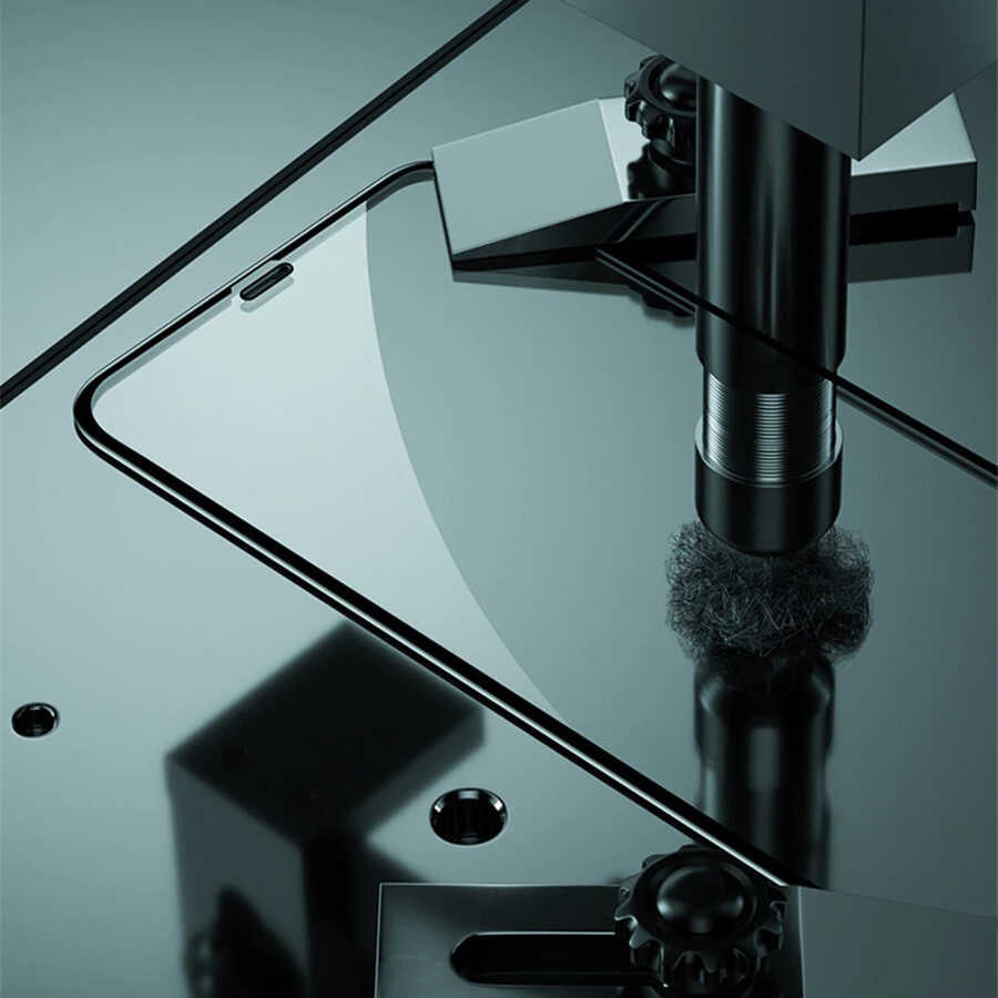 Apple iPhone 15 Pro Max Zore Rio Glass Cam Ekran Koruyucu Siyah