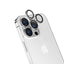 Apple iPhone 15 Pro Max Zore Safir CL-15 Parmak İzi Bırakmayan Anti-Reflective Kamera Lens Koruyucu Gümüş