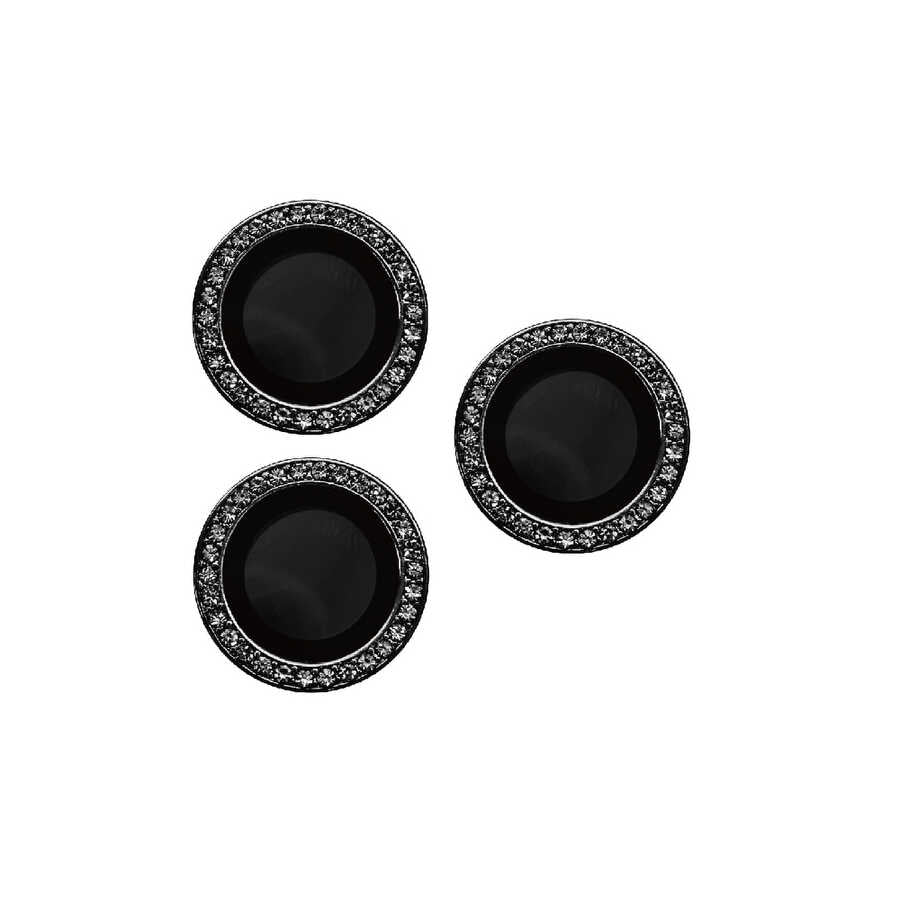Apple iPhone 15 Pro Zore CL-06 Kamera Lens Koruyucu Siyah