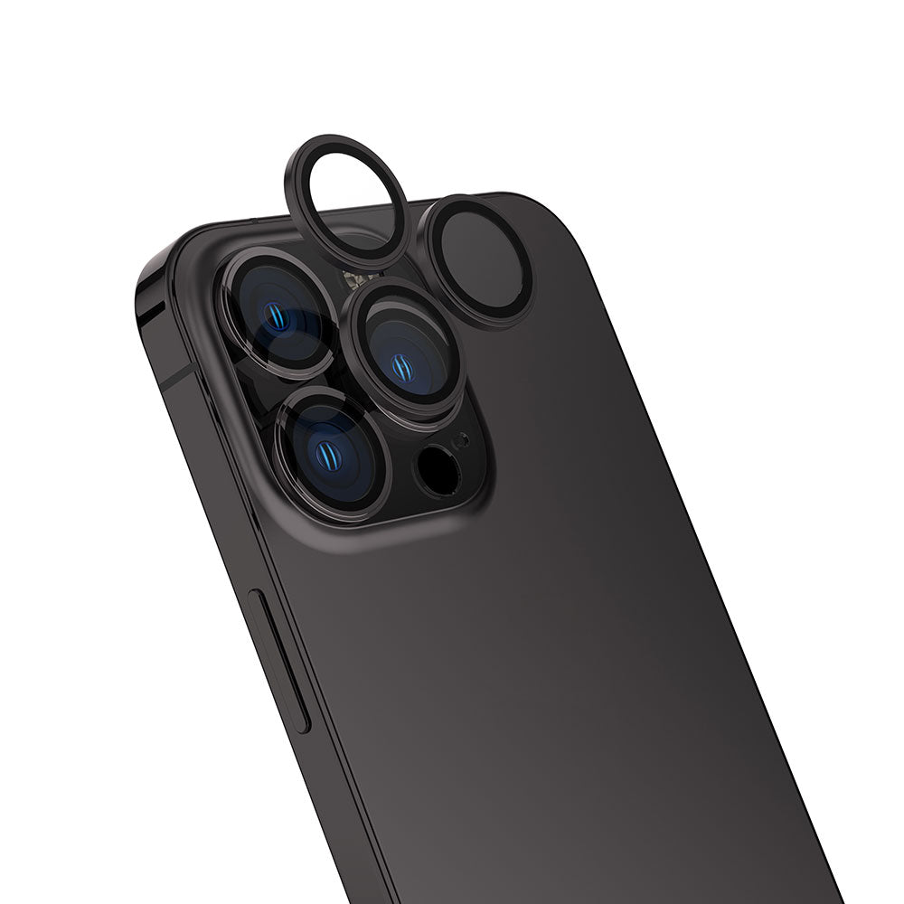 Apple iPhone 15 Pro Zore CL-13 Kamera Lens Koruyucu Siyah