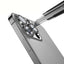 Apple iPhone 15 Pro Zore Mikro Kamera Lens Koruyucu Gümüş