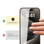 Apple iPhone 15 Pro Zore Rika Premium Privacy Temperli Cam Ekran Koruyucu Siyah