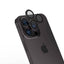 Apple iPhone 15 Pro Zore Safir CL-15 Parmak İzi Bırakmayan Anti-Reflective Kamera Lens Koruyucu Siyah