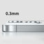 Apple iPhone 15 Zore Mikro Kamera Lens Koruyucu Gümüş