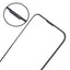 Apple iPhone 15 Zore Rika Premium Temperli Cam Ekran Koruyucu Siyah