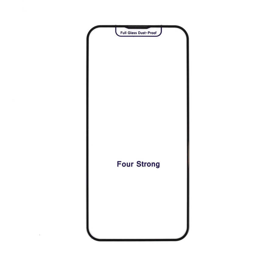 Apple iPhone 15 Zore Rika Premium Temperli Cam Ekran Koruyucu Siyah