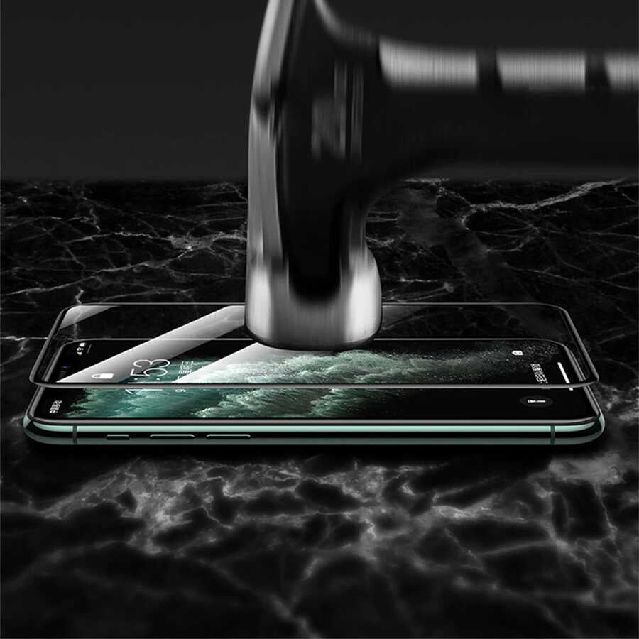 Apple iPhone 15 Zore Rio Glass Cam Ekran Koruyucu Siyah