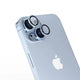 Apple iPhone 15 Zore Safir CL-15 Parmak İzi Bırakmayan Anti-Reflective Kamera Lens Koruyucu Mavi