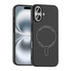 Apple iPhone 16 Kılıf M-Safe Şarj Özellikli Kamera Korumalı Zore Elio Sert PC Kapak