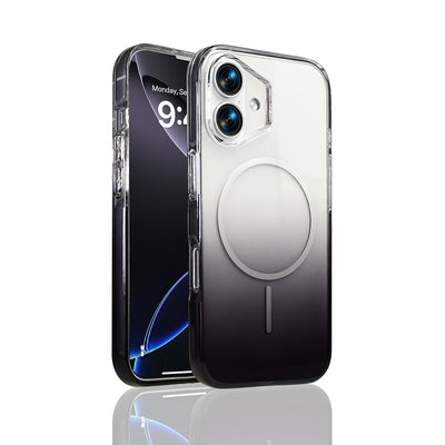 Apple iPhone 16 Kılıf M-Safe Şarj Özellikli Zore Septik Silikon Kapak Siyah