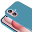 Apple iPhone 16 Kılıf M-safe Şarj Özellikli Sıvı Teknolojili Silinebilir Sert Zore Kivi Kapak Rose Gold