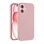 Apple iPhone 16 Kılıf M-safe Şarj Özellikli Sıvı Teknolojili Silinebilir Sert Zore Kivi Kapak Rose Gold