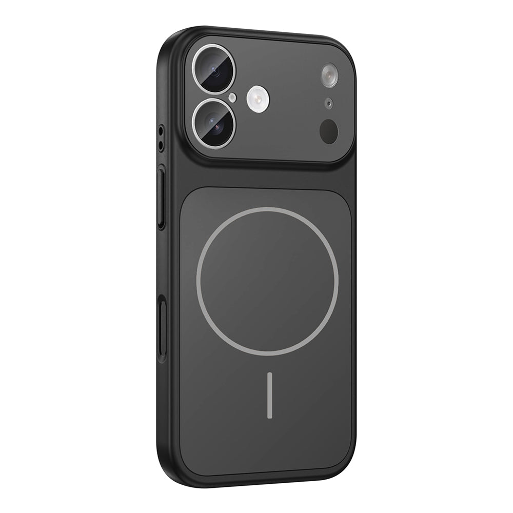 Apple iPhone 16 Kılıf Zore M-Safe Şarj Özellikli Kamera Korumalı Formen Kapak Mavi