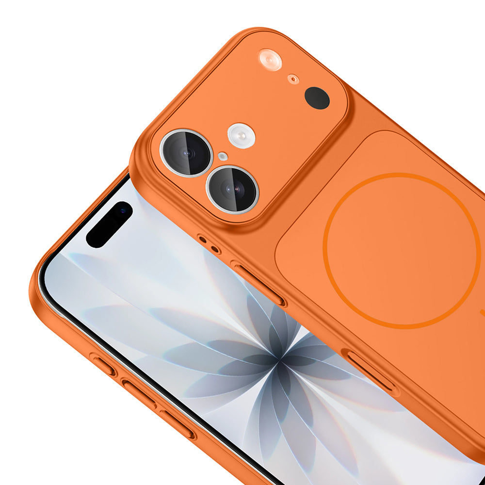 Apple iPhone 16 Kılıf Zore M-Safe Şarj Özellikli Kamera Korumalı Formen Kapak Siyah
