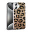 Apple iPhone 16 Plus Kılıf Desenli Zore Mep Kapak Gold Leopar