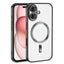 Apple iPhone 16 Plus Kılıf Kamera Korumalı M-safe Wireless Şarj Özellikli Zore Demre Kapak Desert Titanyum