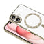 Apple iPhone 16 Plus Kılıf Kamera Korumalı M-safe Wireless Şarj Özellikli Zore Demre Kapak Rose Gold