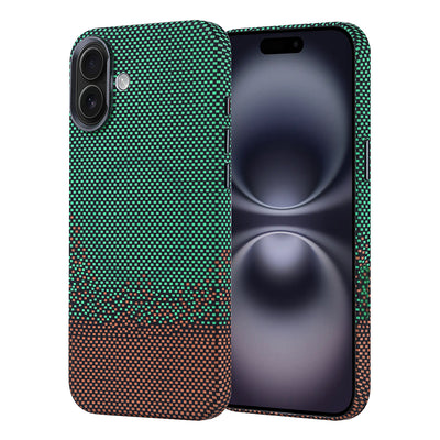 Apple iPhone 16 Plus Kılıf M-safe Şarj Özellikli Karbon Fiber Görünümlü Zore Nekst Kapak Siyah