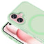 Apple iPhone 16 Plus Kılıf M-safe Şarj Özellikli Mat Arka Yüzey Zore Sio Kapak Rose Gold